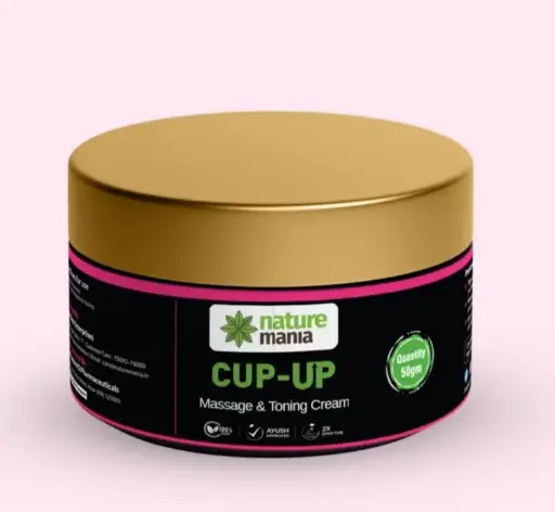 Nature Mania Cup Up Cream – Breast Enlargement Cream for Women – 50 gm